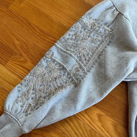 Free People Encrusted Sweatshirt - Picture 7 of 8